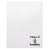 i believe in laundry letterhead template