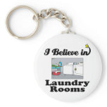 i believe in laundry rooms keychains