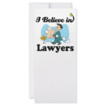 i believe in lawyers rack cards