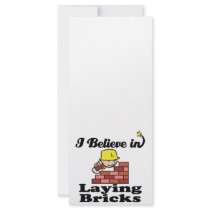 i believe in laying bricks rack cards