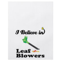 i believe in leaf blowers full color flyer