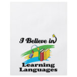 i believe in learning languages custom flyer