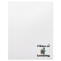 i believe in lecturing letterhead template