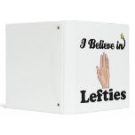i believe in lefties vinyl binders