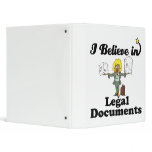 i believe in legal documents binders