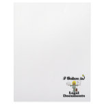 i believe in legal documents custom letterhead