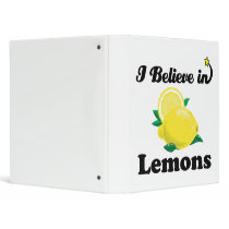 i believe in lemons 3 ring binder
