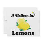 i believe in lemons invites