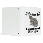 i believe in leopard frogs binders