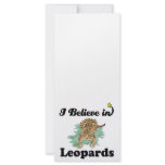 i believe in leopards custom rack card