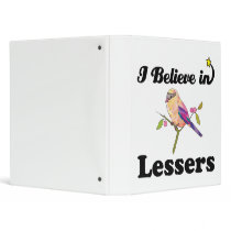 i believe in lessers 3 ring binders