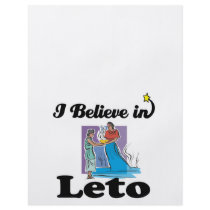 i believe in leto custom flyer