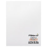 i believe in letting dog sleep in bed letterhead design