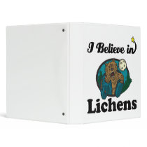 i believe in lichens 3 ring binder
