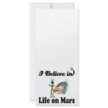 i believe in life on mars rack card