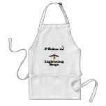 i believe in lightning bugs apron