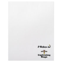 i believe in lightning bugs customized letterhead
