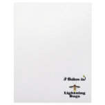 i believe in lightning bugs customized letterhead