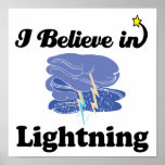 i believe in lightning poster