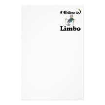 i believe in limbo stationery paper