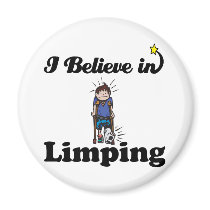 i believe in limping refrigerator magnets