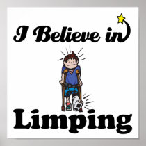 i believe in limping print
