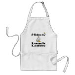 i believe in lunch ladies apron