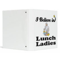 i believe in lunch ladies 3 ring binders