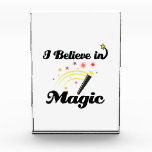 i believe in magic acrylic award