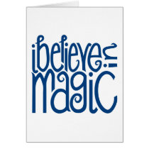 I Believe in Magic blue Card