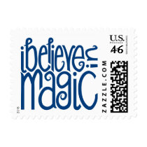 I Believe in Magic blue Stamp