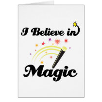 i believe in magic greeting cards