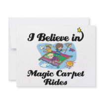 i believe in magic carpet rides personalized announcements