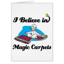 i believe in magic carpets card