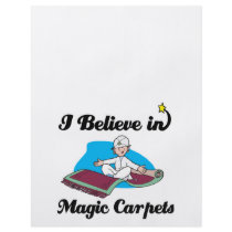 i believe in magic carpets flyer design