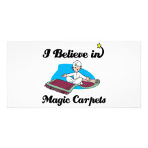 i believe in magic carpets photo cards