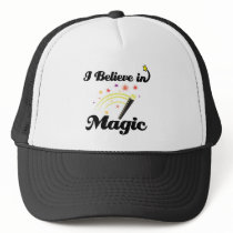 i believe in magic mesh hat