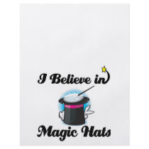 i believe in magic hats flyer design