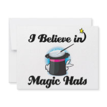 i believe in magic hats invitation