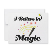 i believe in magic personalized announcement