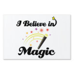 i believe in magic lawn sign