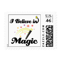 i believe in magic postage stamps