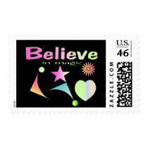 I BELIEVE IN MAGIC POSTAGE STAMP