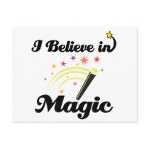 i believe in magic postcards