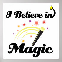 i believe in magic poster