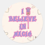 I Believe in Magic Round Stickers