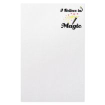 i believe in magic personalized stationery