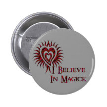 I Believe in Magick Buttons