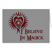 I Believe in Magick Greeting Card