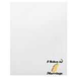i believe in marriage letterhead template